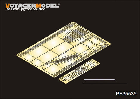 Voyager model metal etching sheet PE35535 Basic metal etch for JSU-152 self propelled howitzer fins