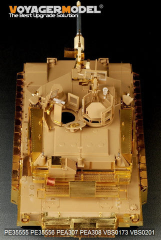 Voyager model metal etching sheet PE35556 M1A2 SEP TUSKI main battle tank additional armored metal etching