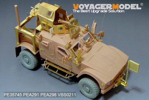 Voyager model metal etching sheet PE35745 M-ATV lightning protection and anti ambush armored vehicle O-GPK machine gun tower upgrade etch