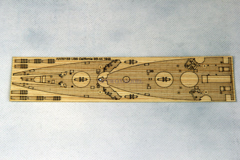 ARTWOX Trumpeter 05784, USS California, BB-44 1945 wooden deck AW20153