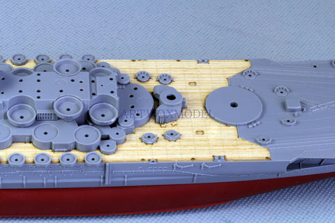 Artwox model wooden deck for Fujimi 460000 YamatoJapanese battleship Da he 3M covers paper and wood deck PE AM20021A