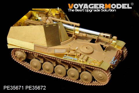 Voyager PE35671 "wild bees" 105mm self propelled howitzer upgrade metal etching parts (T Society)