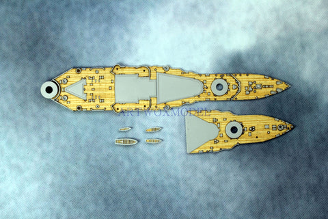 ARTWOX Trumpeter 05799 British battleship 1943 wooden deck AW20147