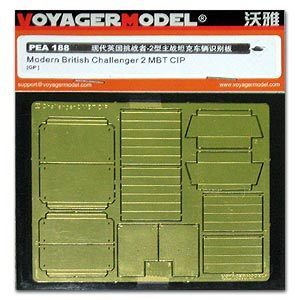 Voyager model metal etching sheet PEA188 Challenger 2 main battle tank IFF plate metal etch