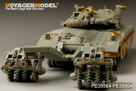 Voyager model metal etching sheet PE 35564 Merkava Mk .3 BAZ main battle tank and mine clearance roll upgrade etching parts