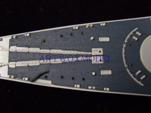 Artwox model wooden deck for Trumpeter 05735 USS Washington BB-56 Blue Wood Deck AW20020