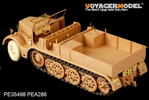 Voyager PE35498 Sd.Kfz.9 18 ton semi crawler tractor upgrade with metal etchant