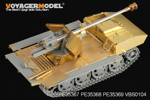 Voyager Model Metal Etching Sheet PE35367 stair RSO self propelled antitank gun upgrade base metal etch