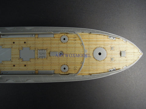 Artwox model wooden deck for Trumpeter 05338 Crown Prince of the Russian Navy battleship 1904 wooden deck AW10129