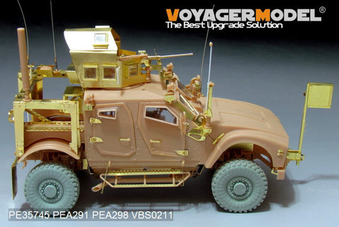 Voyager model metal etching sheet PE35745 M-ATV lightning protection and anti ambush armored vehicle O-GPK machine gun tower upgrade etch