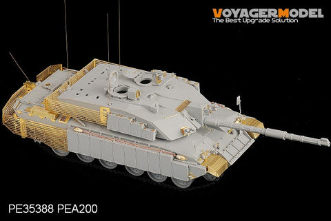 Voyager Model Metal Etching Sheet PE35388 Challenger 2 etch (trumpet) for main battle tank fence armored upgrade