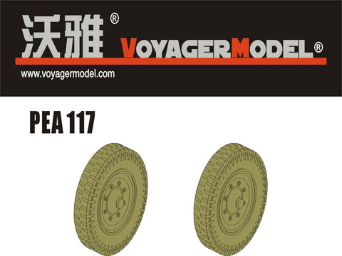 Voyager PEA117 Sd.Kfz.251/Sd.Kfz.11 series resin wheel for semi track armored vehicles