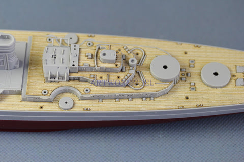 Artwox model wooden deck for Trumpeter 05711 Bismarck Battleship 1941 3M Cover Paper Deck PE AM20006A