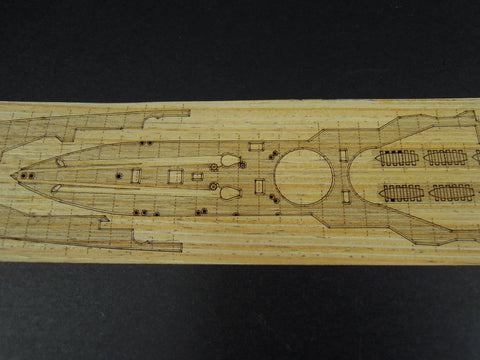 Artwox model wooden deck for Hasegawa 110 Japanese warship than Rui Wood Deck AW20126