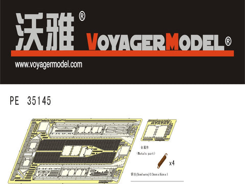 Metal etchings for the upgrading and upgrading of the F1-H movable fender of Voyager PE35145 4