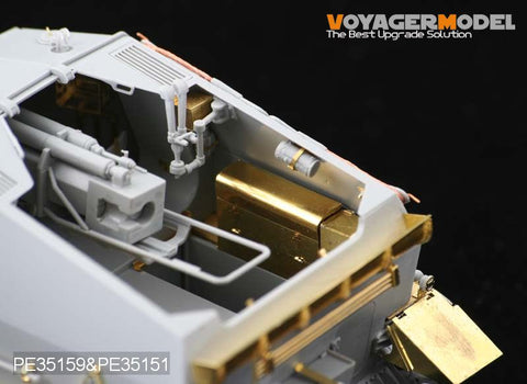 Voyager model metal etching sheet PE35159 10.5 cm Self-propelled artillery "Dike.makesi" upgrade etching(Dragon)