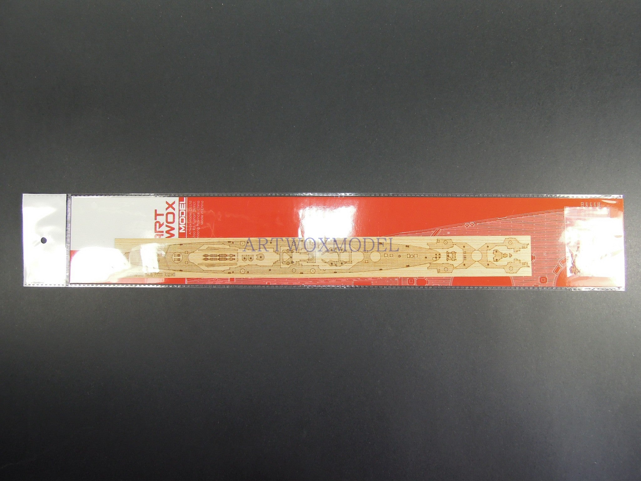 Artwox model wooden deck for Tamiya 31805 German Navy heavy cruiser Prince Eugen wooden deck AW20120