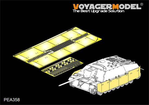 Voyager model metal etching sheet pea358-4 metal etcher for side armored plate modification ( for t society )