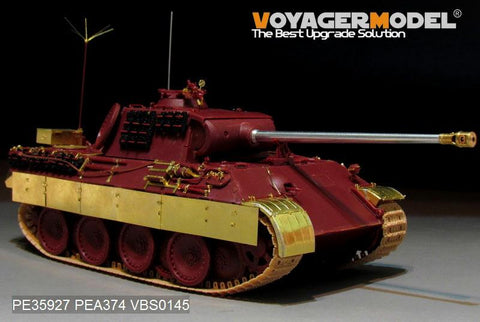 Voyager Model Metal Etching Sheet PE35927 World War II German Leopard A tank advanced transformation (with MENG TS-035)