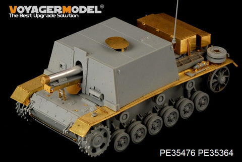 Voyager PE 35476 3 assault vehicle carries s ig.33 heavy infantry gun type metal etching kit