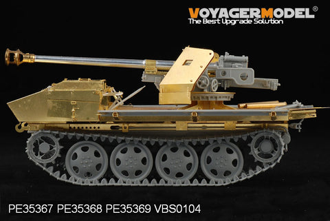 Voyager Model Metal Etching Sheet PE35367 stair RSO self propelled antitank gun upgrade base metal etch