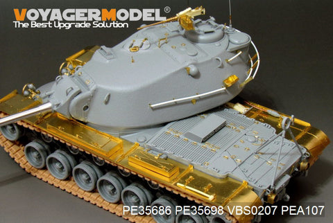 Voyager PE35686 Metallic etching for upgrade and Transformation of M103A1 heavy tanks