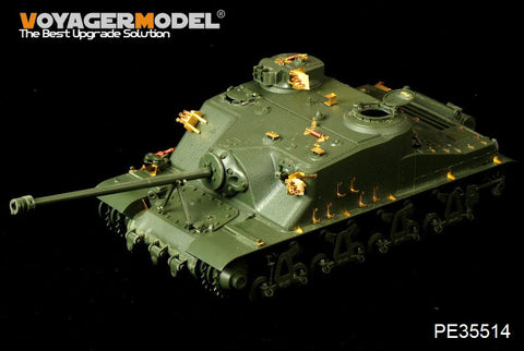 Voyager model metal etching sheet PE35514 British A39 "turtles" heavy-duty assault tanks upgraded with metal etchant