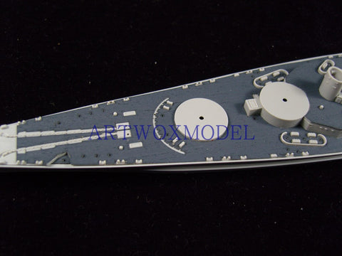Artwox model wooden deck for Trumpeter 05735 USS Washington BB-56 Blue Wood Deck AW20020