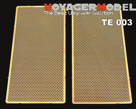 Voyager model metal etching sheet TE003 Circular Network (large mesh)