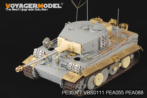 Voyager PE35377 6 heavy combat vehicle tiger type mid-term upgrade metal etch (Weilong 6660)