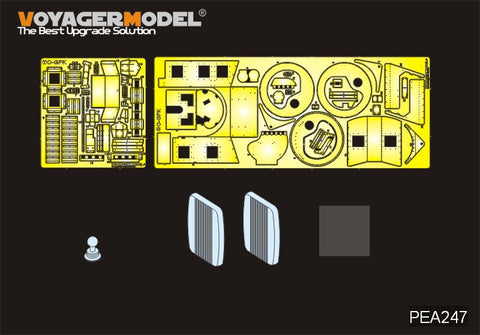 Voyager PEA247 "Hummer" combat vehicle O-GPK sniper weapon tower metal etching