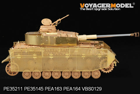 Voyager model metal etching sheet PE35211 World War II German IV tank J reconstruction(with Tian Gong 35181)