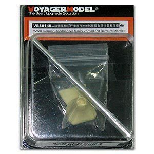 Voyager model metal etching sheet VBS01494 Tank 7.5 cm L/70 Artillery metal barrel and gun shield