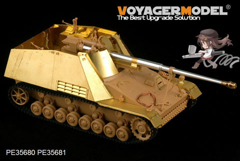 Voyager PE35680 "rhinoceros" self propelled antitank gun upgrade metal etching parts (T Society)