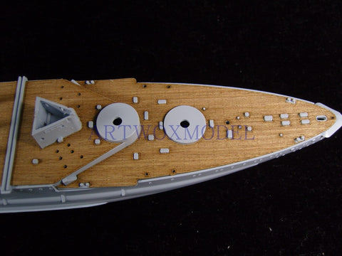 Artwox model wooden deck for airpix a004205 battle-weary cruiser wooden deck aw 50024