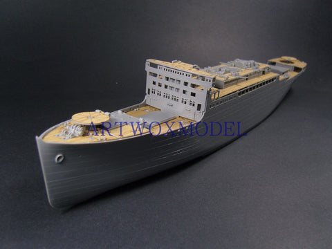 Artwox model wooden deck for Hasegawa 40082 Japan Ikekawa Maru Pill Diving Master Ship AW10085