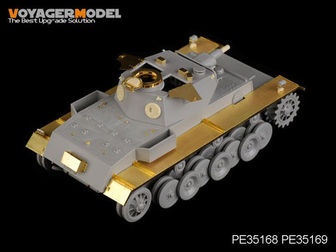 Voyager model metal etching sheet PE35168 VK3001(H) Type 6A test tank upgrade metal etching kit