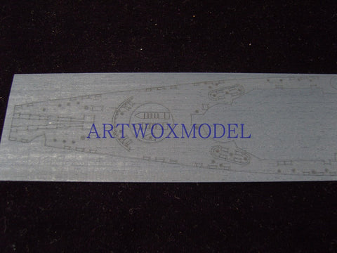 Artwox model wooden deck for Trumpeter 05735 USS Washington BB-56 Blue Wood Deck AW20020