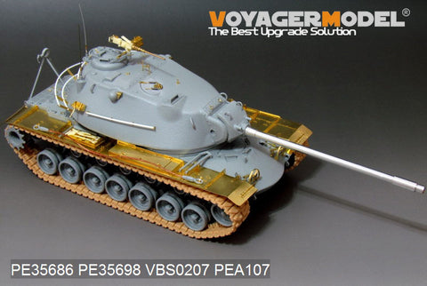 Voyager PE35686 Metallic etching for upgrade and Transformation of M103A1 heavy tanks