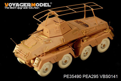 Voyager PE35490 Sd.Kfz.232 eight-wheeled long-range armoured reconnaissance vehicle upgrade metal etch