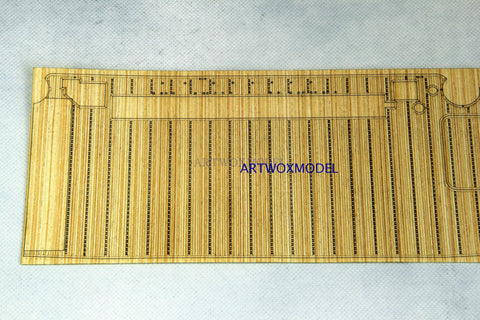 Artwox model wooden deck for MERIT 65302 American CV-6 enterprise aircraft carrier blue wooden deck AW10131A