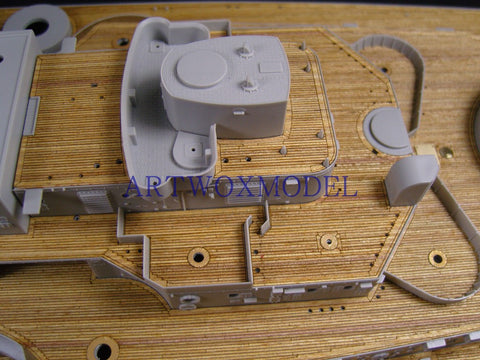 Artwox model wooden deck for trumpeter 03702 Bismarck battleship wooden deck AW30003A