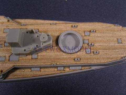 Artwox model wooden deck for Combrig 70422 German Navy von de Tan, battleship, wooden deck AW20089