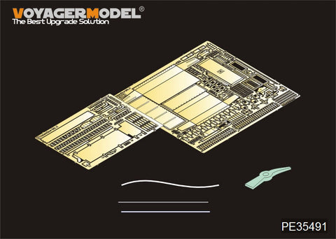 Voyager model metal etching sheet PE35491 British infantry tank Mk.III Valentin Mk.II upgraded metal etch