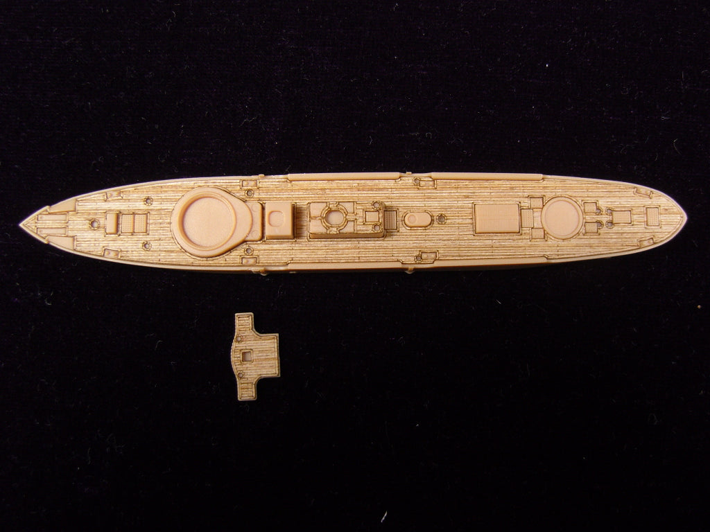 Artwox model wooden deck for S-MODEL PS700007 the Qing Dynasty Beiyang ocean flagship, Jiyuan wooden deck AW20059