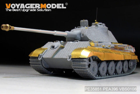 Voyager model metal etching sheet PE35851 World War II German Tiger King tank (Porsche turret) retrofit