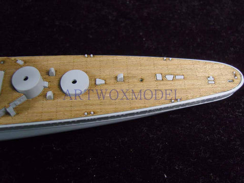 Artwox model wooden deck for Airfix A05203 German cruiser Eugen Prince wood deck AW50025