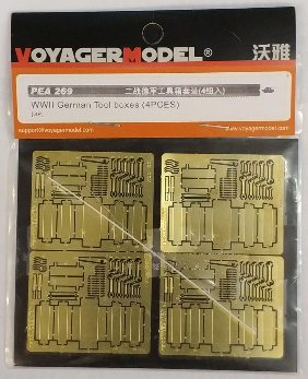 Voyager PEA269 World War II German General Maintenance Kit Set of metal etched parts (4)