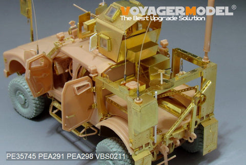 Voyager model metal etching sheet PE35745 M-ATV lightning protection and anti ambush armored vehicle O-GPK machine gun tower upgrade etch