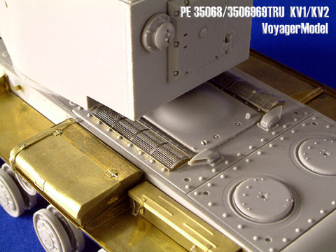 Voyager Model etching sheet PE 35069 KV-1 / KV-2 tank fender modification metal etching